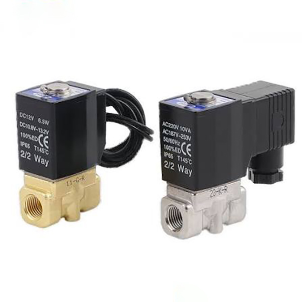 2S-sarjan 2/2-tie nestemäinen solenoidiventtiili (suoratoiminen + pilottiohjattu)