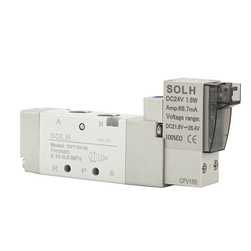 5V-sarjan solenoidiventtiili | 5/2 & 5/3 Way