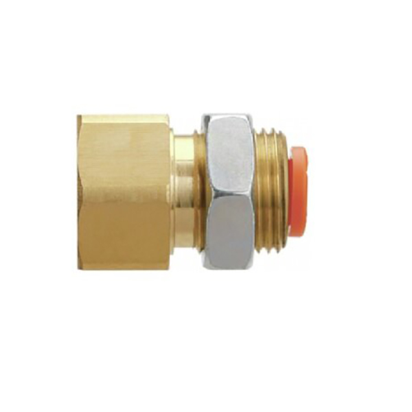 KQ2E-sarjan Bulkhead Union Push-in -liitin