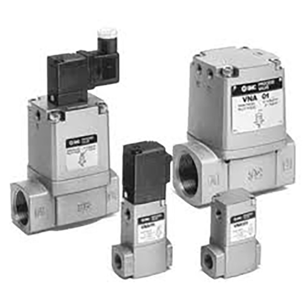 VNB114-sarjan 2-tie ruostumattomasta teräksestä valmistettu solenoidiventtiili